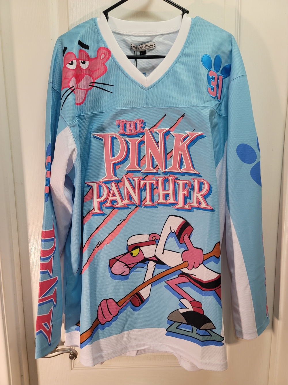The Pink Panther Hockey Jersey - XXL - NWT